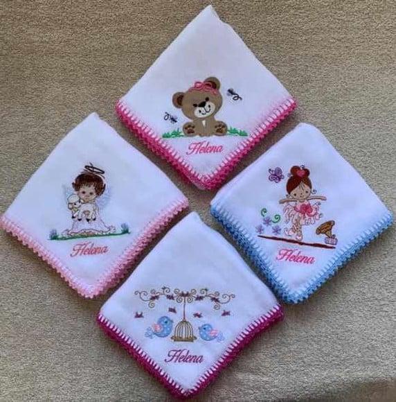 Kit Fraldas de Boca Personalizadas Menina