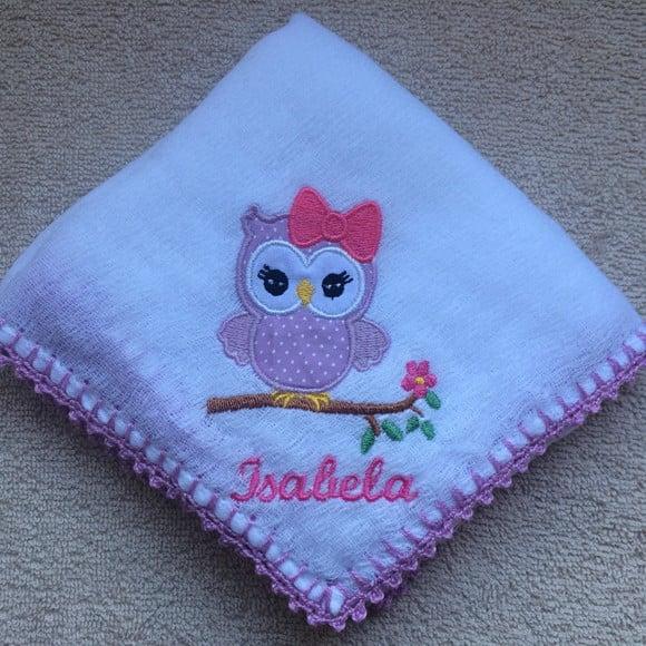 Kit Fraldas de Passeio Bordadas Menina