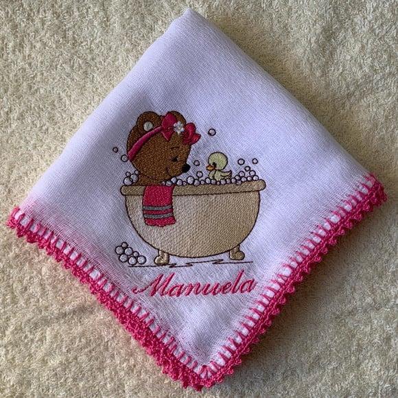 Kit Fraldas de Passeio Bordadas Personalizadas