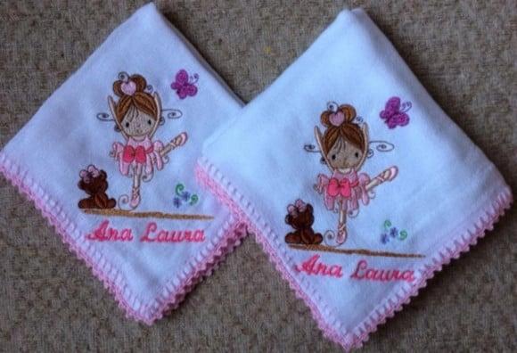 Kit Fraldas Personalizadas Menina