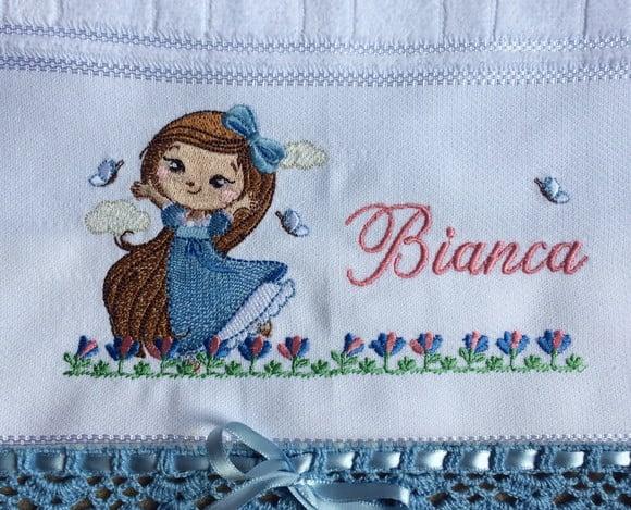 Kit para Bebê Toalhinha e Fralda de Boca Princesa