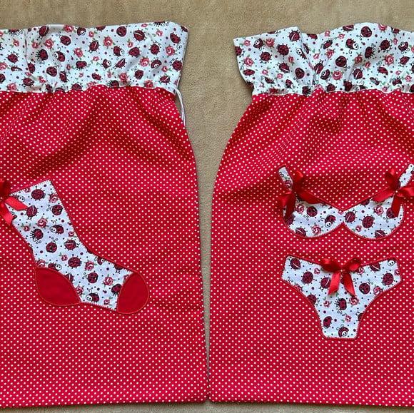 Kit Porta Lingerie e Porta Meias para Viagem