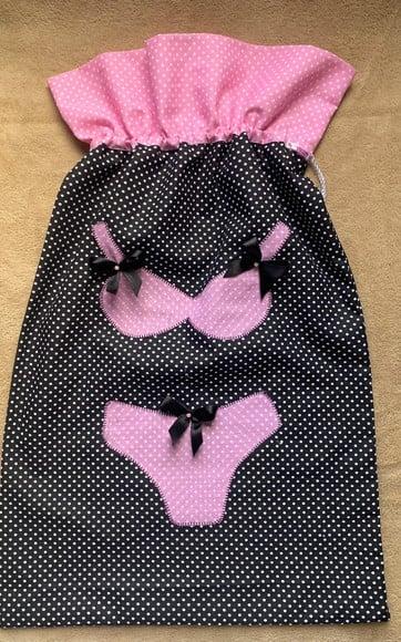 Kit Porta Lingerie e Porta Meias para Viagem