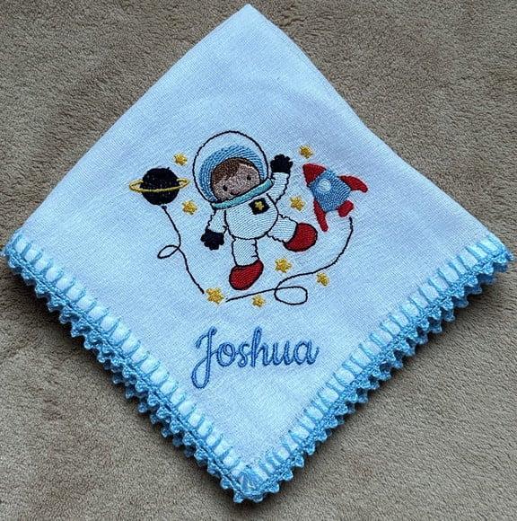 Kit Toalhinha e Fralda de Boca Astronauta
