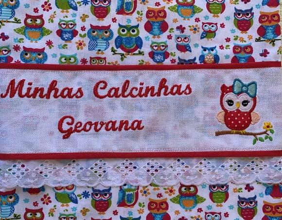 Porta Calcinhas Corujinha