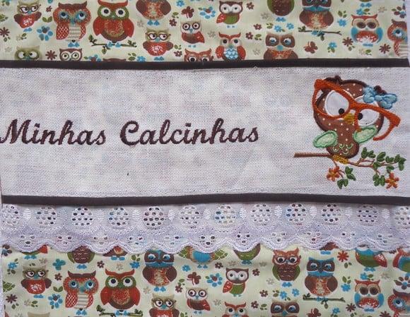 Porta Calcinhas Corujinha de Óculos