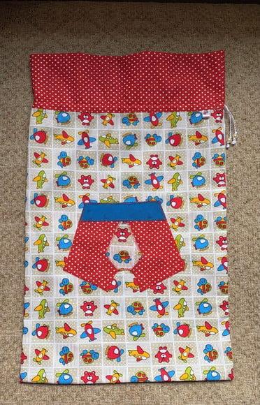 Porta cuecas infantil para viagem
