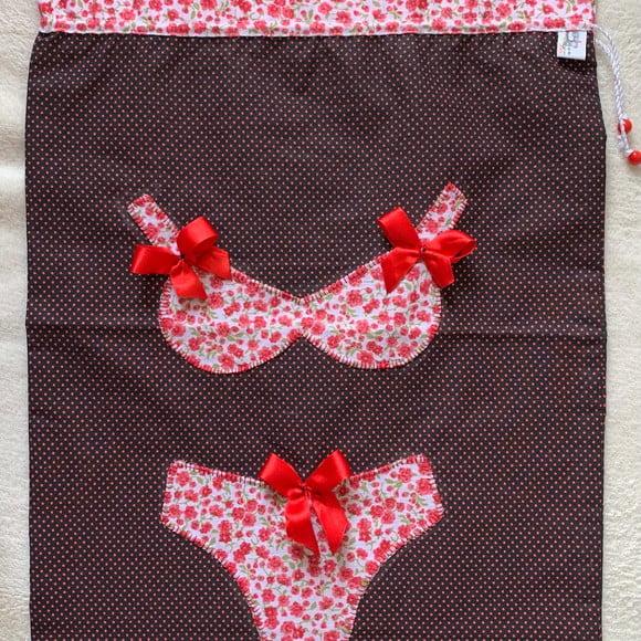 Porta lingerie grande para viagem
