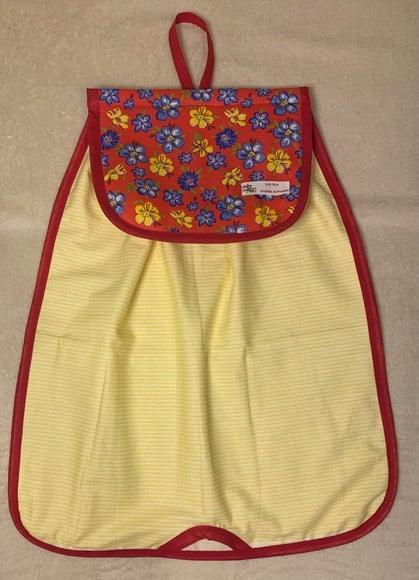 Puxa Saco sem Elástico Amarelo e Vermelho