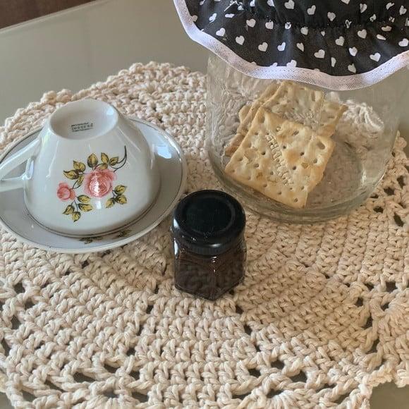 Tampinhas Decorativas em Tecido para Potes