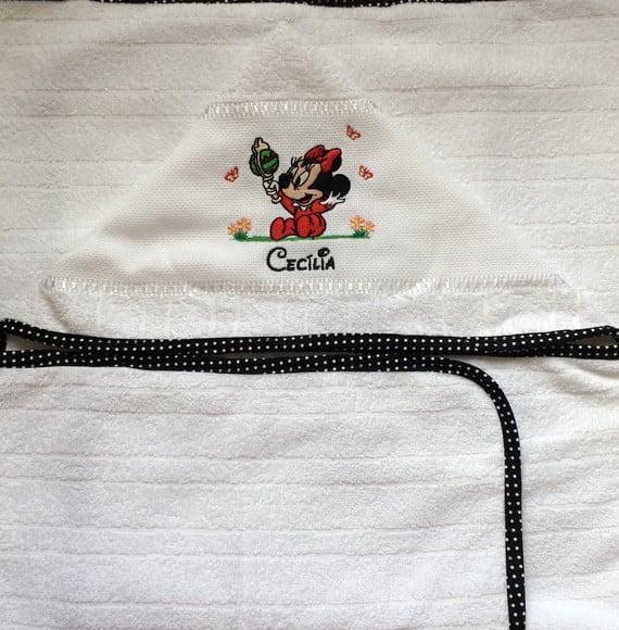 Toalha de Banho Infantil com Capuz Minnie