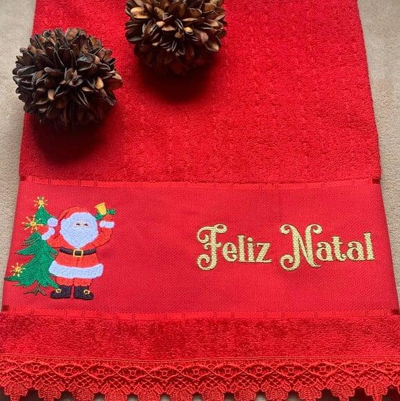 Toalha de Rosto Natal