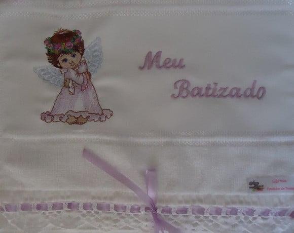 Toalha para Batizado Menina