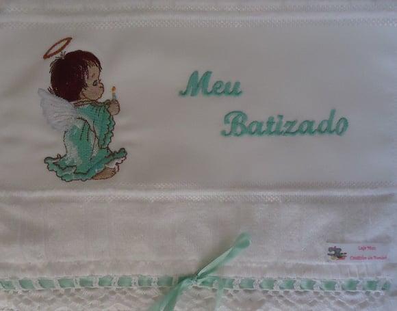 Toalha para Batizado Menino