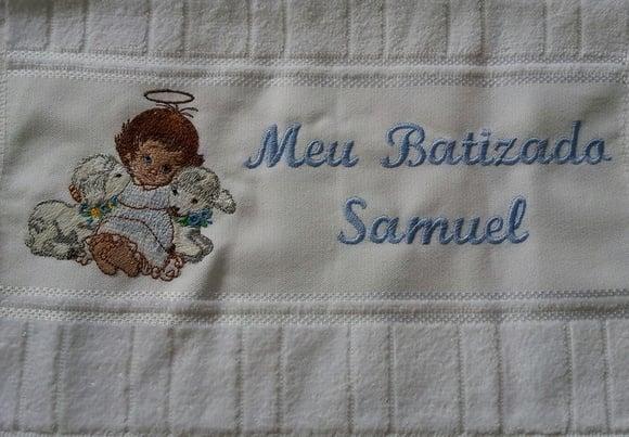 Toalha para Batizado Menino