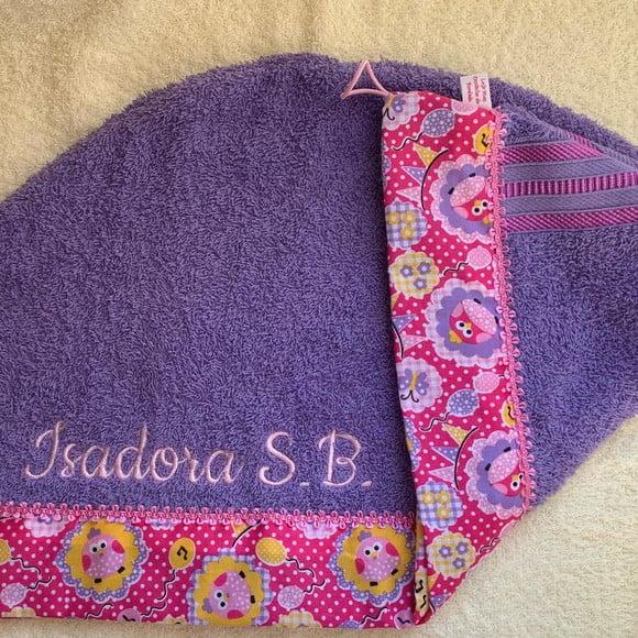 Toalha para Cabelo Personalizada Infantil