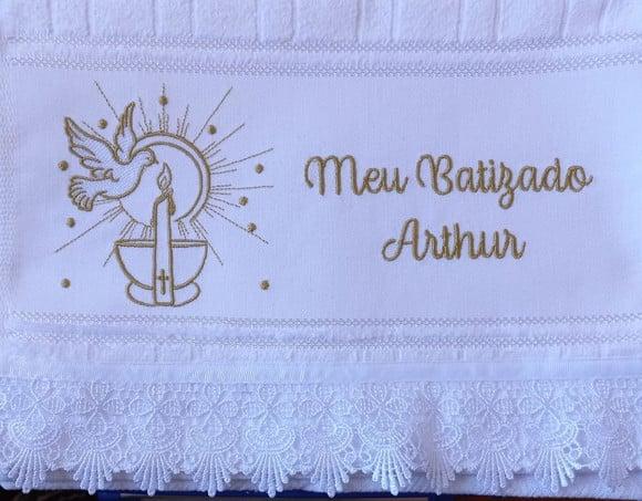 Toalhinha para Batizado