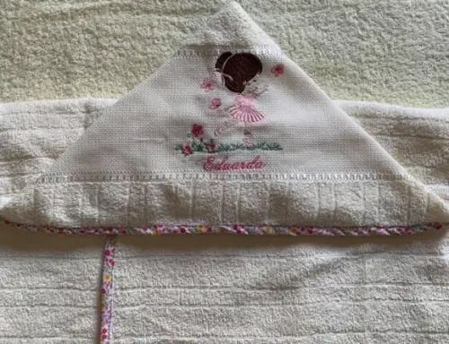 2 Toalhas de Banho Infantil com Capuz Grande