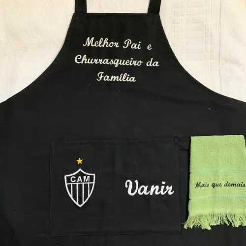 Avental para Churrasqueiro Cozinheiro Brim Times