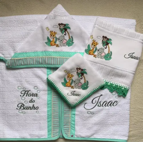 Conjunto Enxoval Personalizado Safari