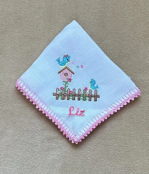 Fralda de Boca Bordada Passarinhos