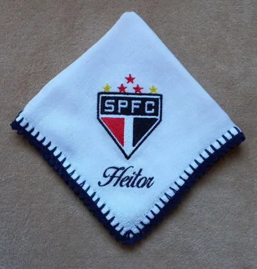 Fralda de Boca Bordada Time