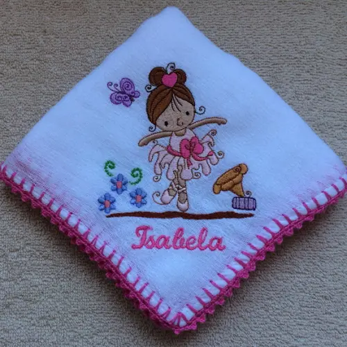 Fralda de Passeio Personalizada Menina