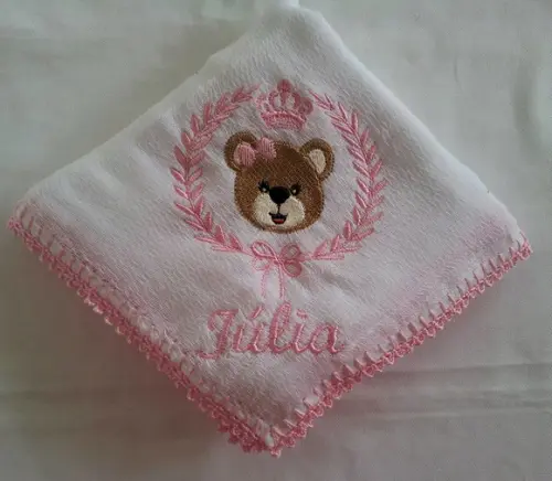 Fralda de Passeio Personalizada Menina