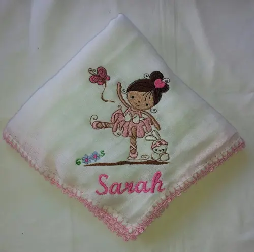Fralda de Passeio Personalizada Menina