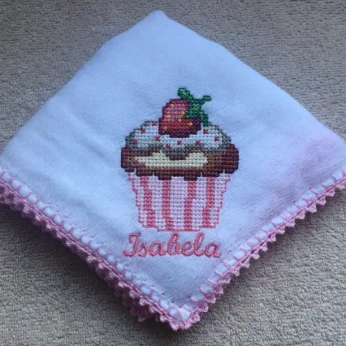 Fralda de Passeio Personalizada Menina