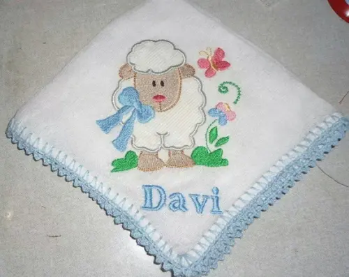 Fralda de Passeio Personalizada Menino