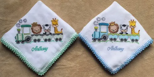 Fraldas Bordada Personalizadas Passeio