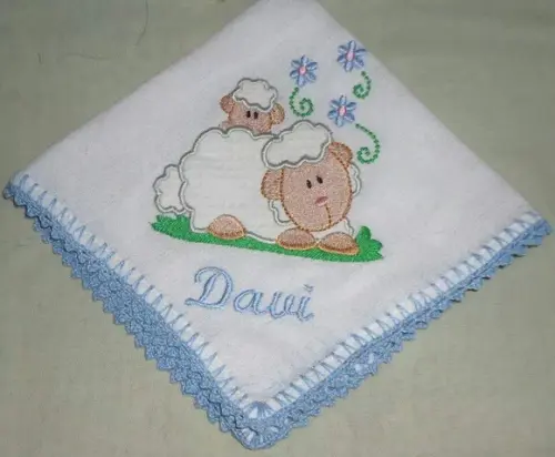 Fralda de Passeio Personalizada Menino