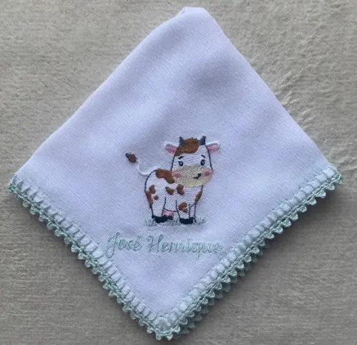 Fraldas Bordadas Personalizadas de Boca