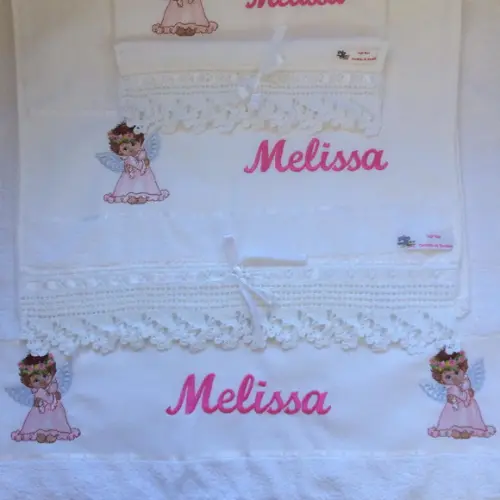 Jogo de Toalhas Personalizadas Feminino