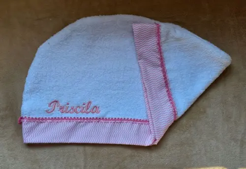 Kit 3 Toalhas para Cabelo com Nome