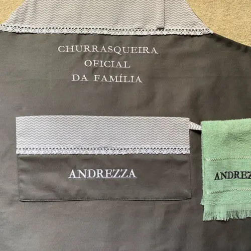 Kit Avental e Bandana para Churrasqueiro Cozinheiro