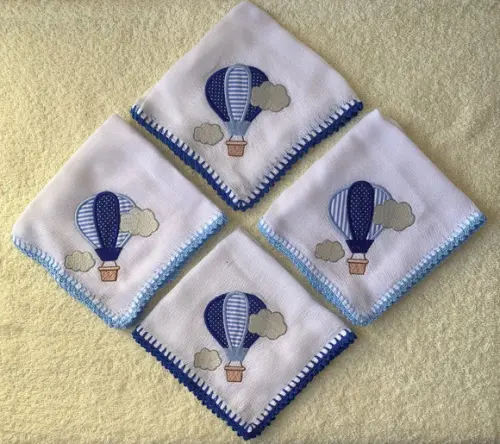 Kit de Fraldas de Boca Personalizadas Balões