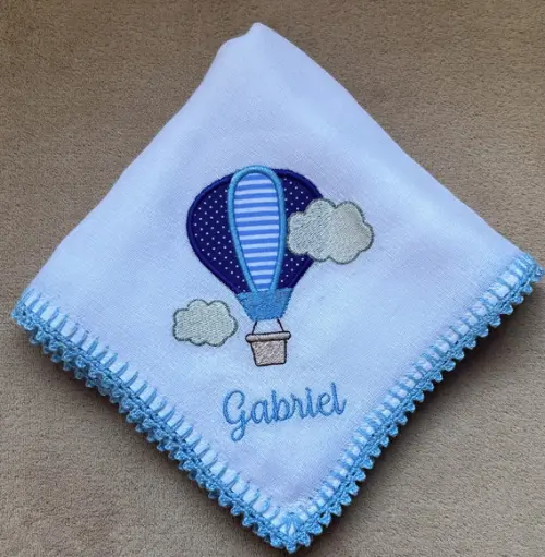Kit Fraldas Bordadas Balão