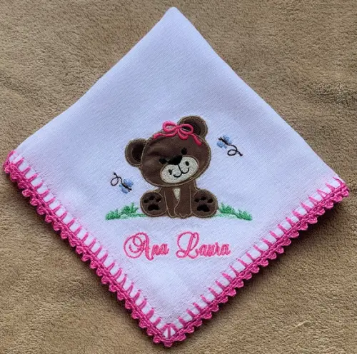 Kit Fraldas de Boca Bordadas