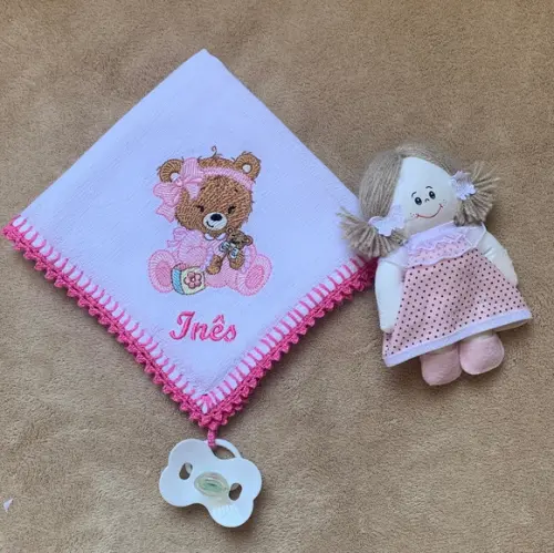 Kit Fraldas de Boca com Porta Chupeta