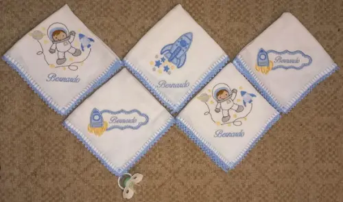Kit Fraldas de Boca com Porta Chupeta