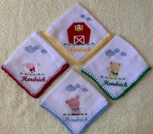 Kit Fraldas de Boca Personalizadas Fazendinha