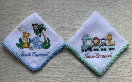 Kit Fraldas de Boca Personalizadas Safari