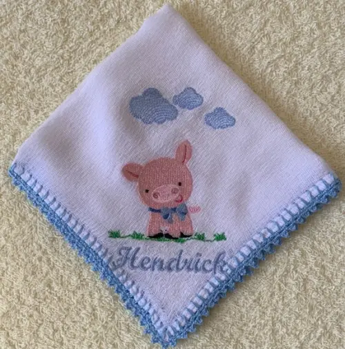 Kit Fraldas de Passeio Bordadas Fazendinha