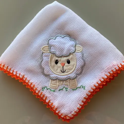 Kit Fraldas de Passeio Personalizadas Acabamento em Crochê