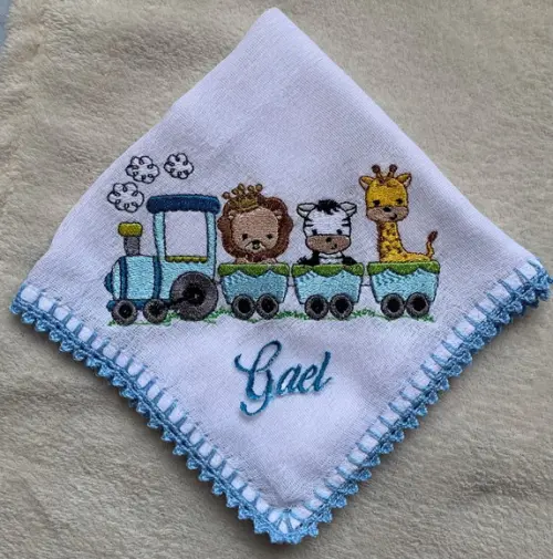 Kit para Bebê Toalha de Banho e Fralda de Boca