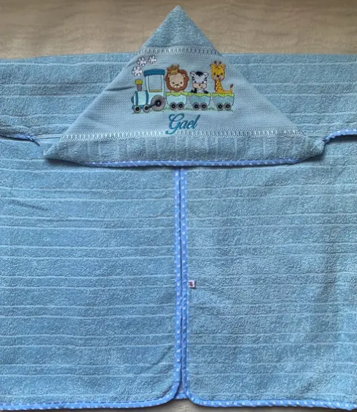 Kit para Bebê Toalha de Banho e Fralda de Boca
