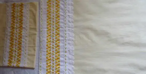 Kit para Berço Bordado em Fita