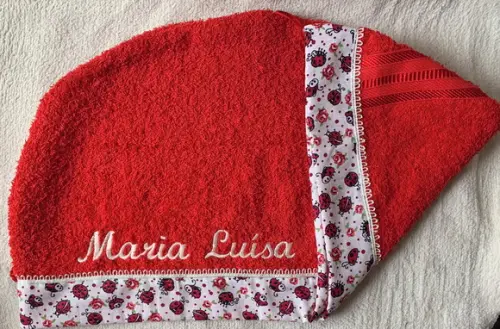 Kit para Viagem Porta Lingerie e Toalha para Cabelo
